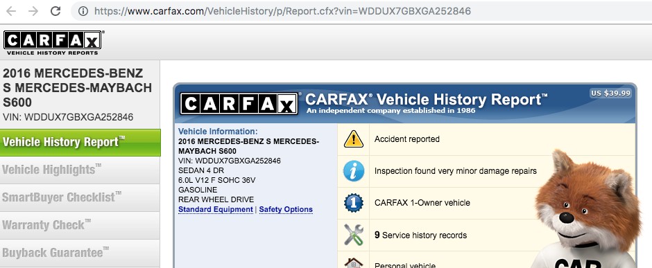 informe de fax de coche gratis