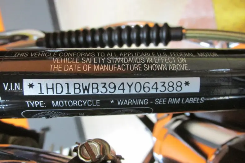 Cómo verificar VIN number motocicleta